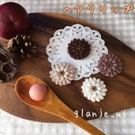 【受注生産】ぽこぽこ小花のヘアクリップ