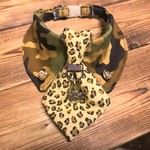 犬・猫の首輪　約28～31　cocochanネクタイチョーカーNEO　カモフラージュ・ジャガー・レオパード・サファリ