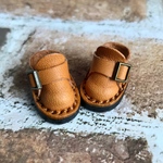 オビツ11 靴 本革 モンクストラップシューズ