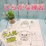 【送料無料】ひらがな 書き順 お名前 練習 知育玩具 ハンドメイド 就学準備