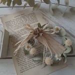 ＊ユーカリミニリース♡洋書付き＊（1点限り）