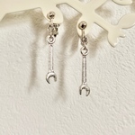 《再販２》工具✴︎レンチ（スパナ）【イヤリングorピアス】