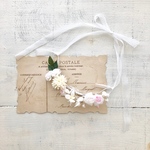 (送料込)  ミニ薔薇と 小花の壁飾り