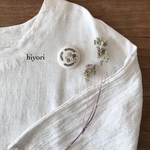 刺繍ブローチ