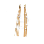 ERG-1222-G【2個入り】パールタッセルチャーム,Pearl Tassel Earring Charm