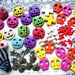 ♪送料無料♪ホラー&ハロウィン　ビーズいろいろたっぷり