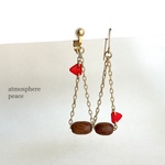 Flag（Clip-on or pierced earrings）