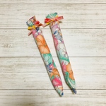さぶ様オーダー プイリケース プイリキーパー パラダイス×オレンジ【送料込み】