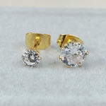 ステンレスピアス czダイヤピアス 金属アレルギー対応 
