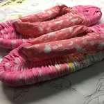 布草履 うさぎさんピンク②(22.5cm)
