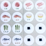 おにぎりの具シール