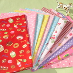【１週間お任せセット】40×60ランチョンマット５枚セット◆2柄まで希望OK◆パフェ・いちご・お花・きのこなどから
