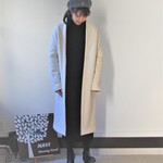 【mina262626様優先】スウェットニット裏起毛の春のロングコート