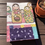 ビッグコミックスB6用ブックカバー★マトリョーシカ★ピンク