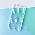 無の鳥ハシビロコウのクッションバンパーケース【iPhone】