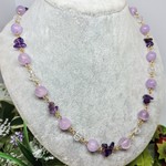風信子(ヒヤシンス)      アメジストのNecklace