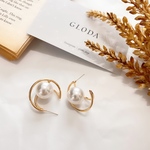 再販／【silver 925】ゴールドパールピアス パールピアス 小ぶり アレルギー対応 結婚式 ウェディング 卒業式 入学式 