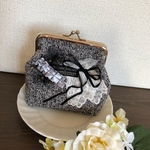 フリースヤーンのミニバッグ