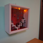 壁にかける「ねこマンション」