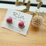 ビビットカラー/つぶつぶパールピアス/イヤリング