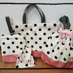 入園入学グッズ☆4点セット☆ドットピンク