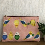 可愛いインコ🦜のポーチ