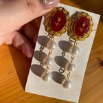 【再販】 バラのアンティークピアス/イヤリング🌹