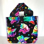 ネコネコキャットコーンのお買い物バッグ(小)