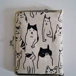 【再販】がま口ブックカバー（ゆる猫）