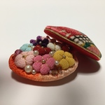 縮緬細工　はまぐりの宝箱