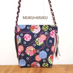 華毬紺★御朱印帳袋★ショルダーバッグ★御朱印帳入れ
