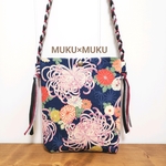 菊×ピンク★御朱印帳袋★ショルダーバッグ★御朱印帳入れ
