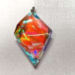 虹の結晶『夕虹』ひし形 ペンダントトップ VD-202