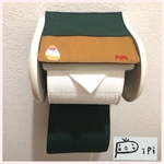 クリーム文鳥　トイレットペーパーカバー