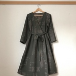 和柄☆着物からカシュクールワンピース