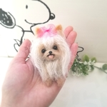 羊毛フェルト　ヨークシャーテリア