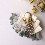 Jewelry Bouguet × feather ヘアクリップ