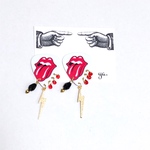 ピックピアス(rock white ver.)
