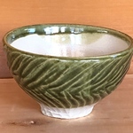 織部のお茶碗･丸み