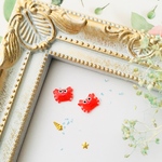 プラ板カニピアス