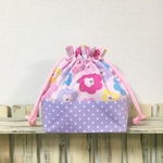 お弁当袋☆女の子 北欧風フラワー