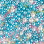 300個♡アクアブルーの穴無しパール♡