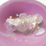 お花のバレッタ