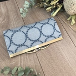 ミナペルホネン  がま口長財布　tambourine