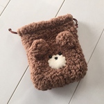 ふわもこ♪くま巾着☆Sサイズ