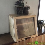 【suusanさま専用】カフェ風ショーケース　イカリの布トレイ