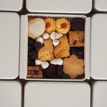 cacikaオリジナルクッキー・「ねことお花」L缶