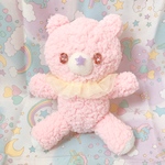 くまちゃん　ぬいぐるみ　ピンク　モコモコ