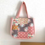 ティルダの生地で作ったパッチワークバッグ