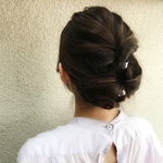 ヘアピアス　2個セット　　縦約1.5㎝横約1.8㎝